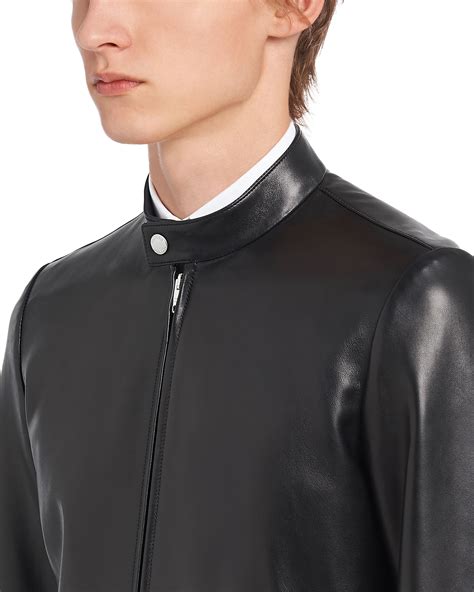 prada cotton motorcycle jacket|Prada Biker Jackets for Men .